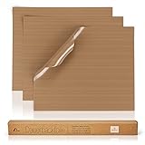 Amazy Dauerbackfolie für Backofen (3er-Set) - Das Premium wiederverwendbares backpapier - wiederverwendbar, hitzebeständig, und antihaftbeschichtet - (3x 36cm x 42 cm)