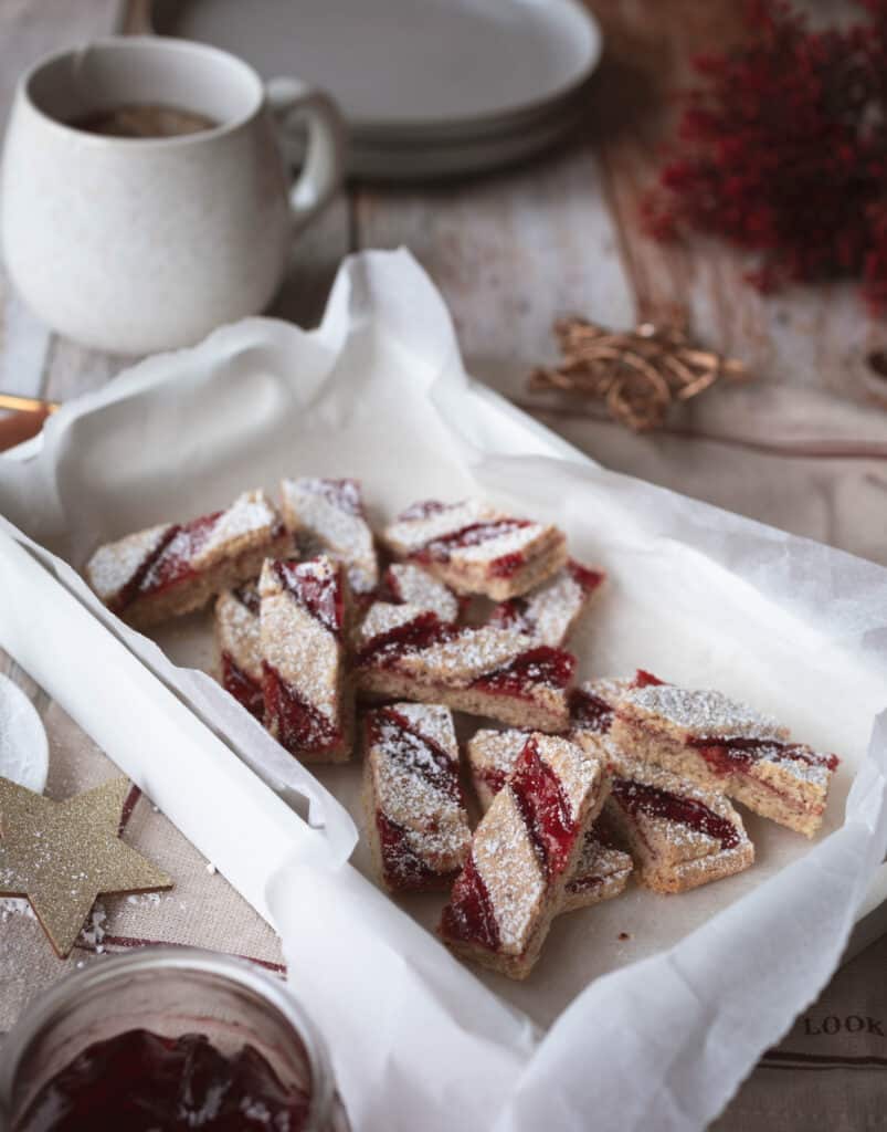 Linzer Streifen mit Marmelade