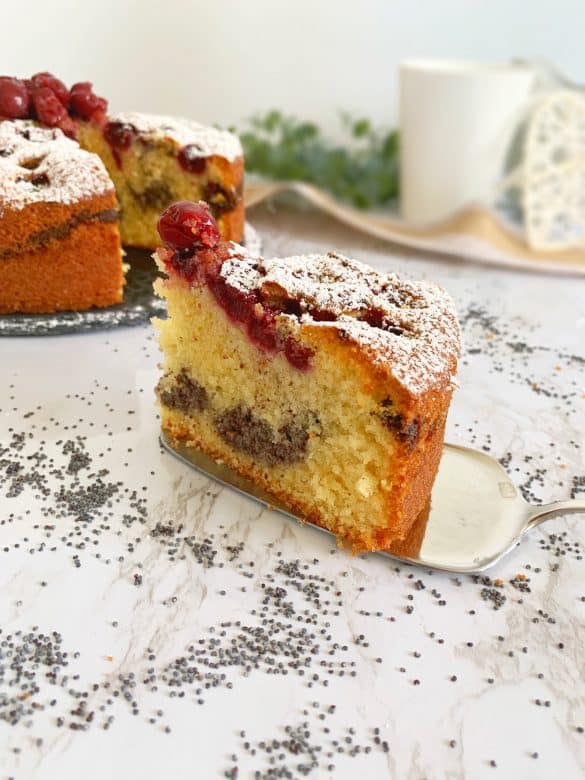 Mohn-Kirsch-Kuchen: schnell gemacht, aber so lecker! - Sheepysbakery