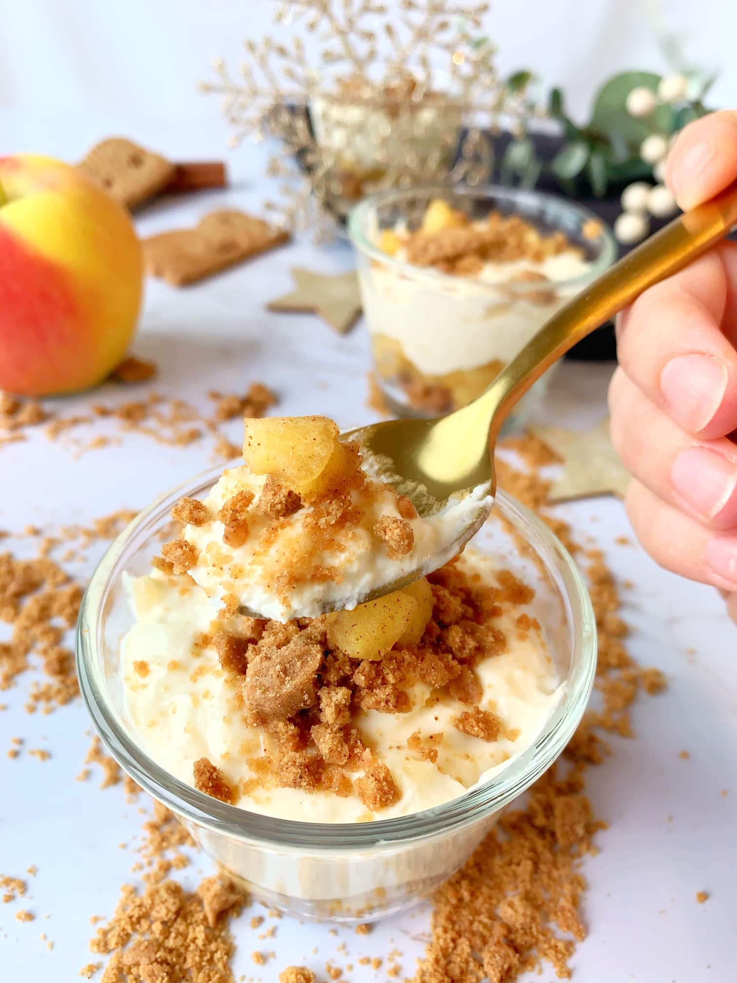 Himmlisches Apfel-Marzipan-Dessert für die Festtage - Sheepysbakery