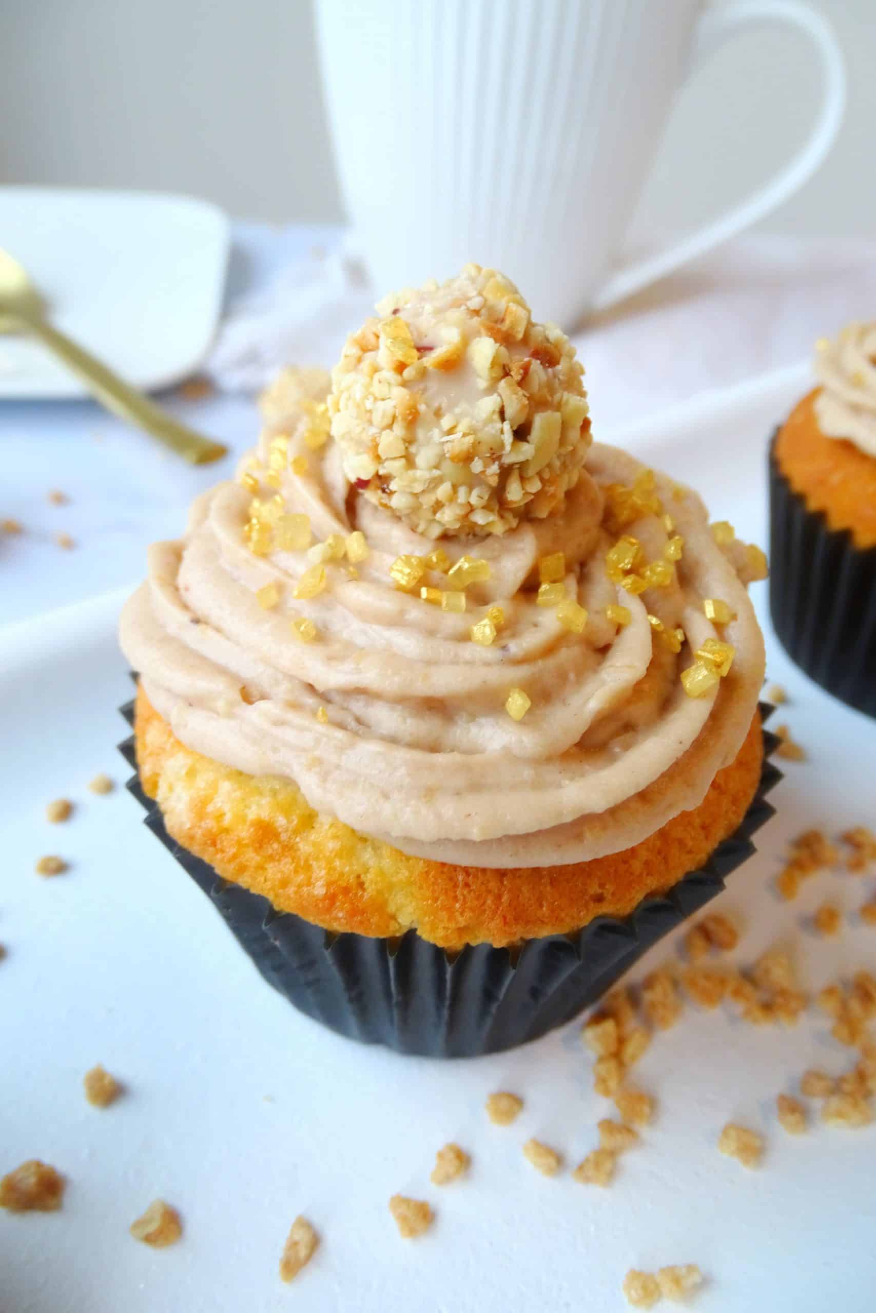 Giotto-Cupcakes mit traumhaftem Mascarpone-Topping! - Sheepysbakery