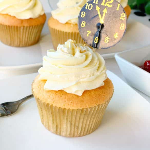 Champagner-Cupcakes mit Frosting