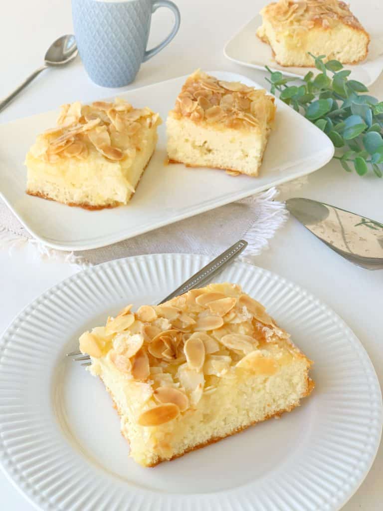 Butterkuchen mit Sahneguss