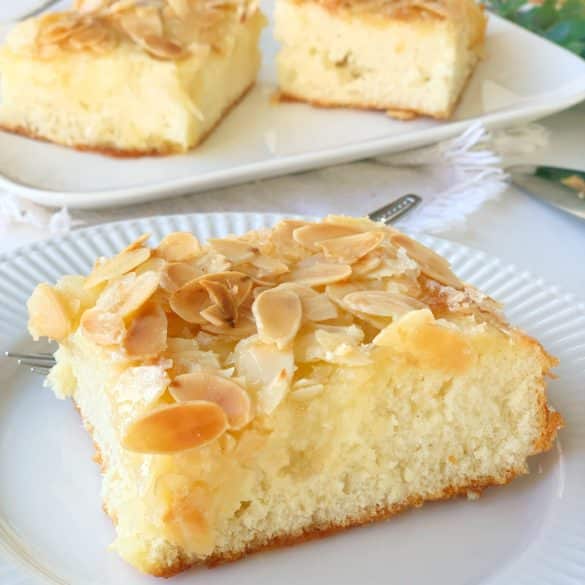 Butterkuchen mit Mandeln