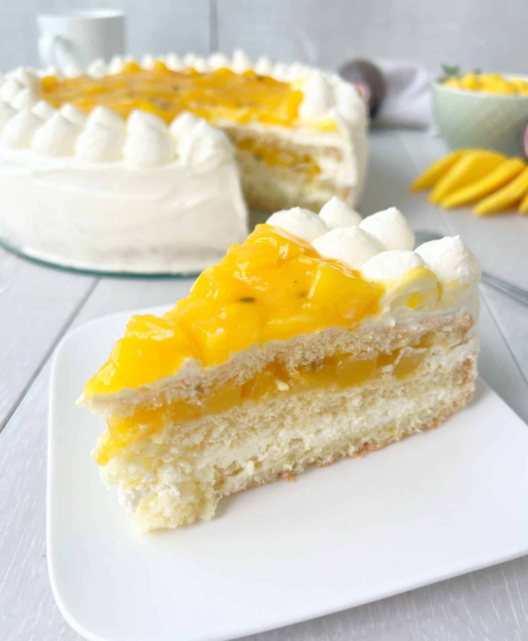 Mango-Maracuja-Torte: bereit für den Sommer! - Sheepysbakery