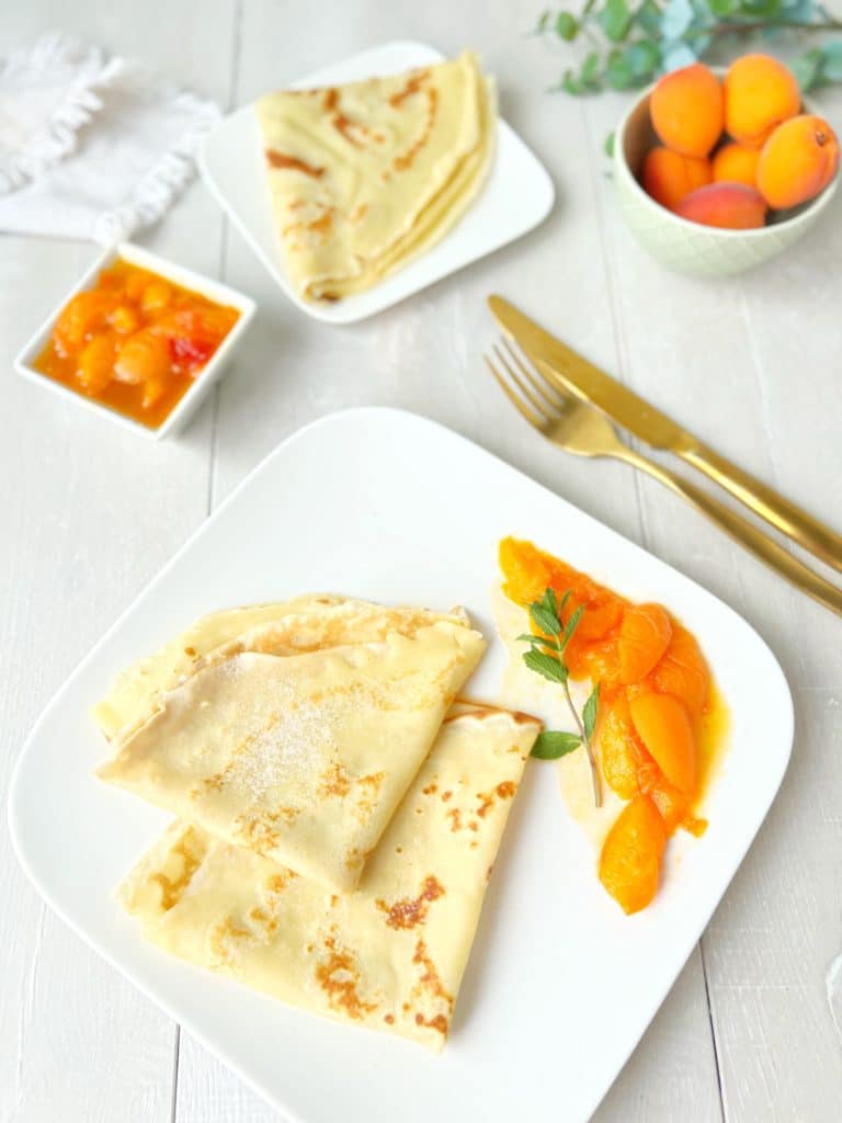 Crêpes mit Früchten