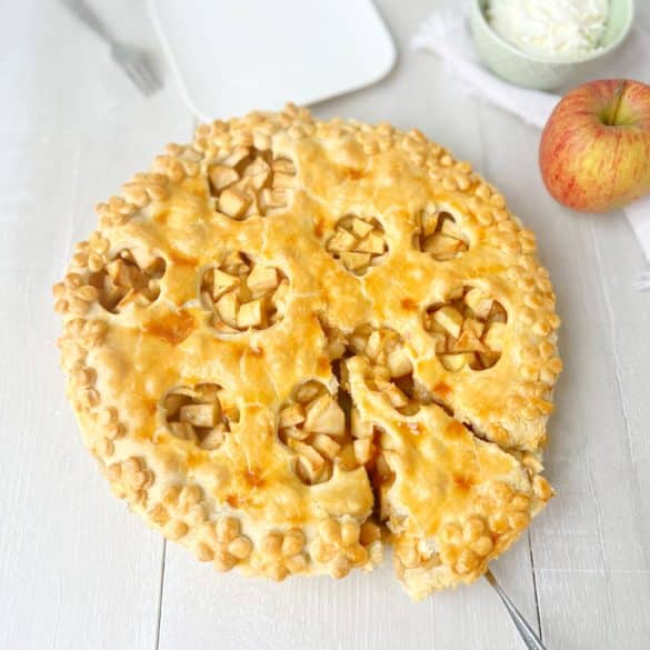 Apple Pie mit Deko