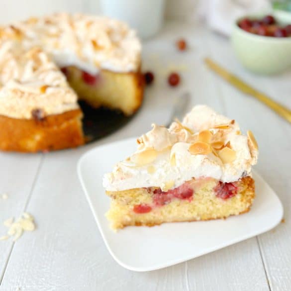 Stachelbeerkuchen mit Baiser