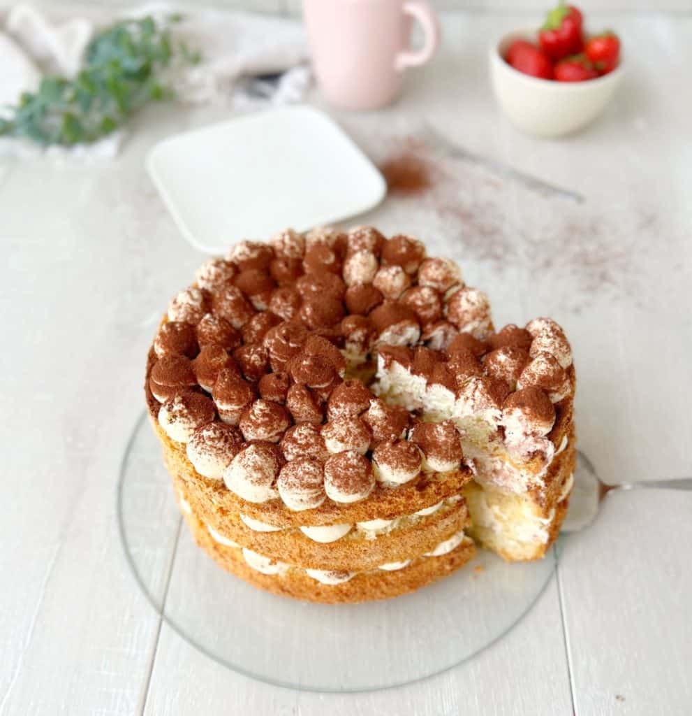 Tiramisu-Torte mit Mascarpone-Creme