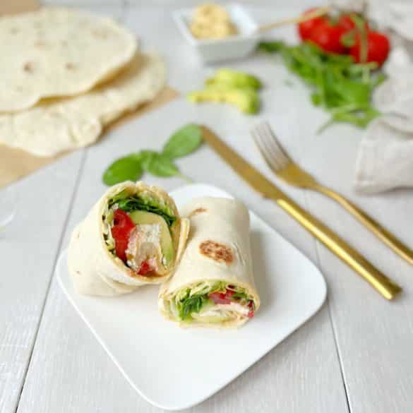 Tortilla-Wraps mit Füllung