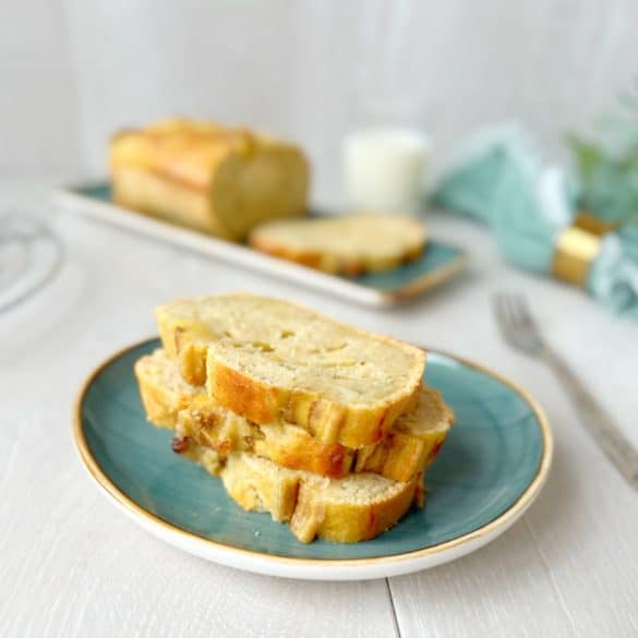 Baby-Bananenbrot in Scheiben