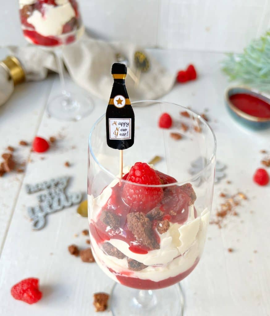 Baileys-Trifle von oben