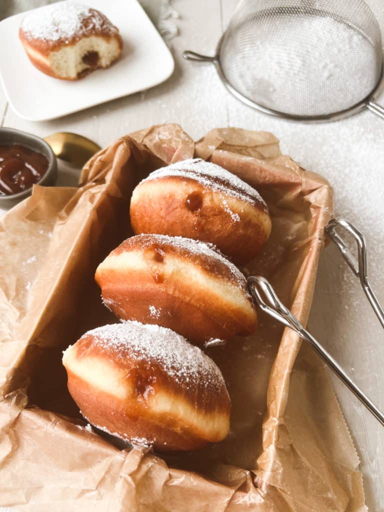 Krapfen mit Marmelade