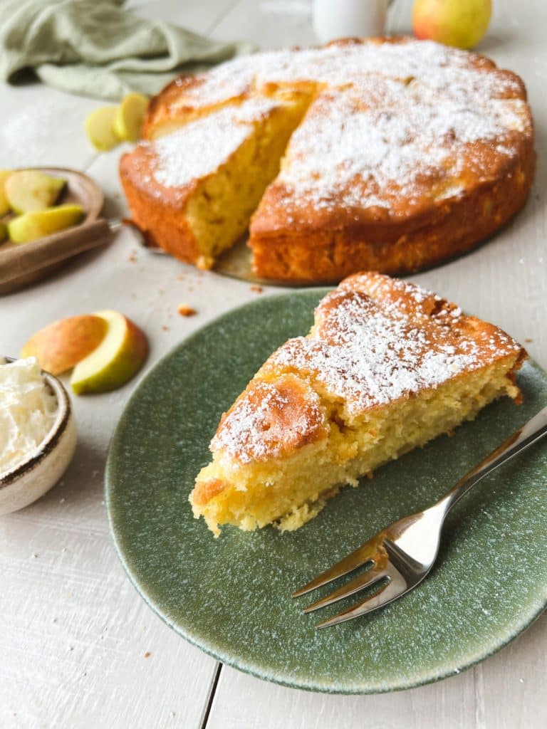 Schneller Apfelkuchen Stück