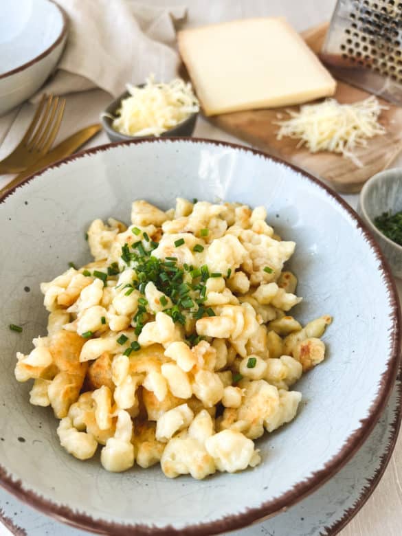 Käsespätzle: komplett von Hand gemacht! - Sheepysbakery