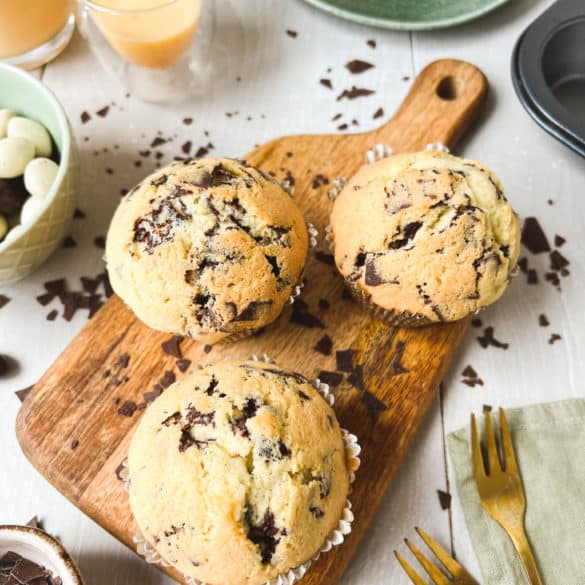 Eierlikör Muffins von oben