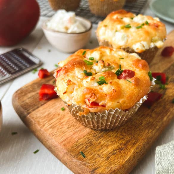 Herzhafte Muffins mit Gemüse