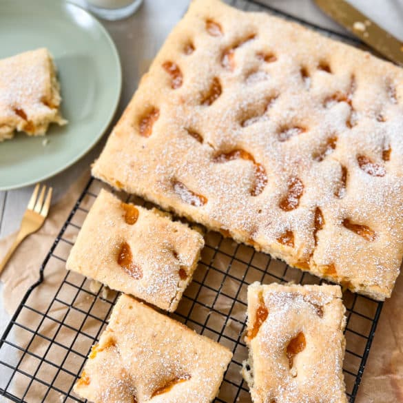 Buttermilchkuchen von oben