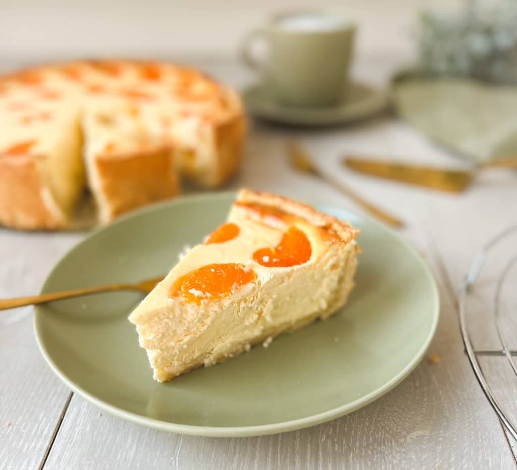 Käsekuchen mit Mandarinen Stück