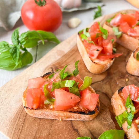 Bruschetta nah