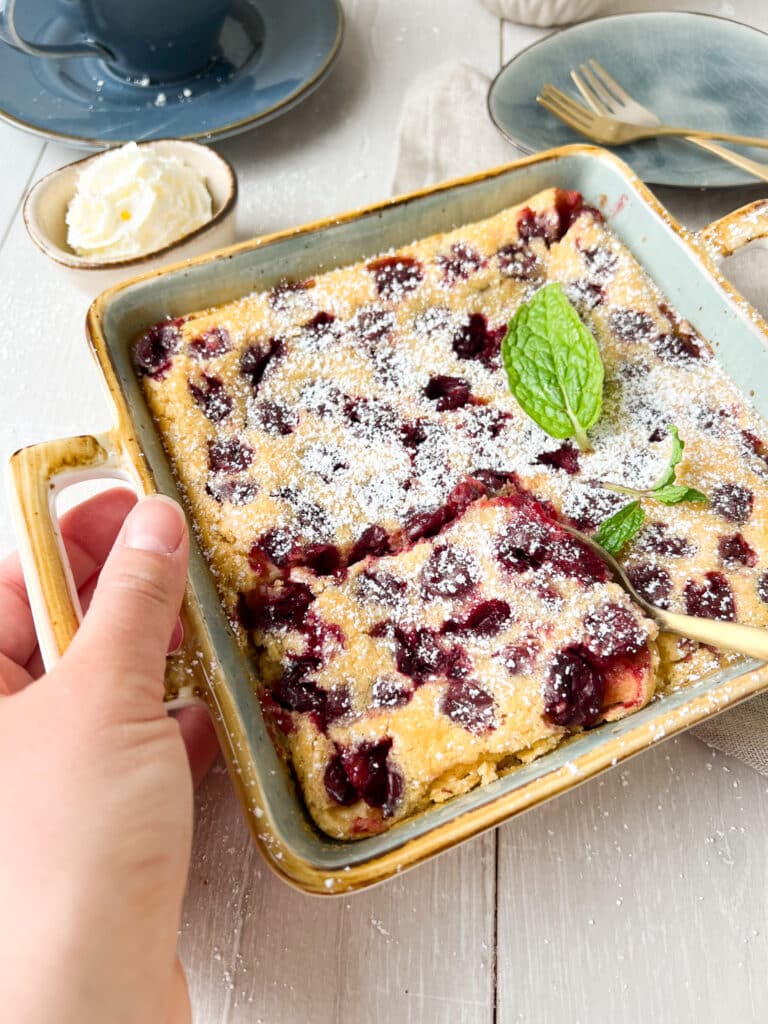 Clafoutis in Auflaufform