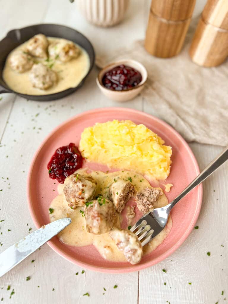 Köttbullar von oben