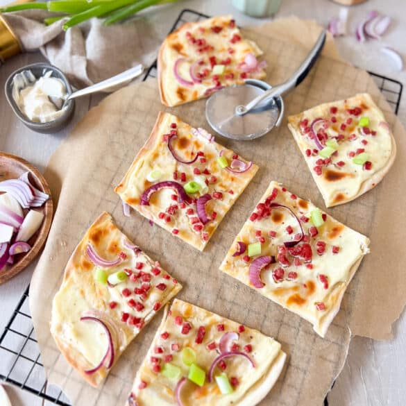 Flammkuchen Elsässer Art