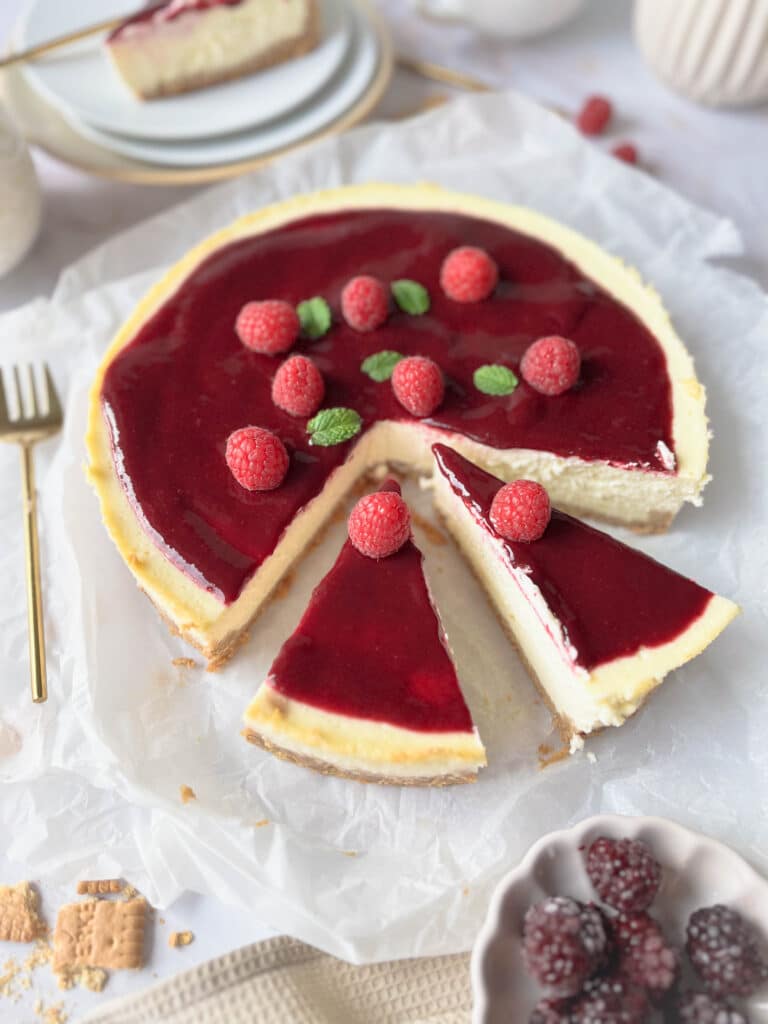 American Cheesecake angeschnitten