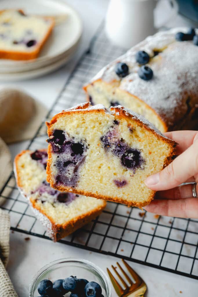 Blaubeerkuchen Stück