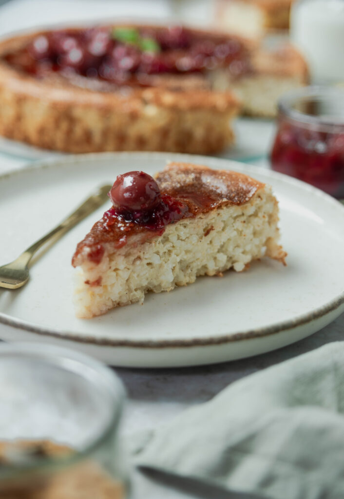 Milchreiskuchen Stück