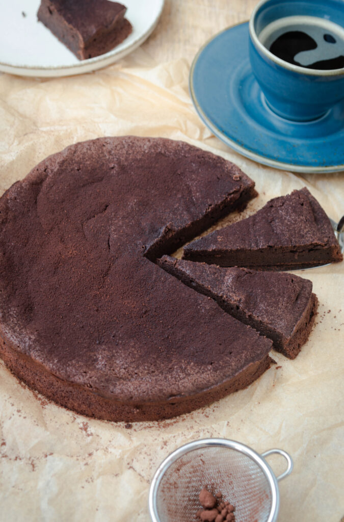 Tarte au Chocolat von oben