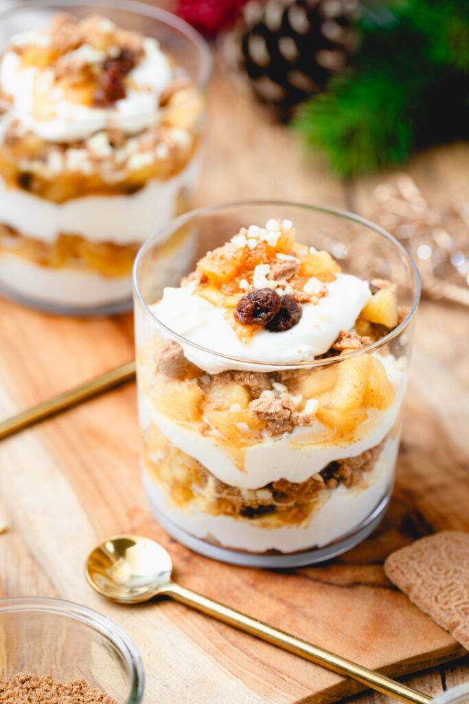 Bratapfel Tiramisu mit Mascarpone