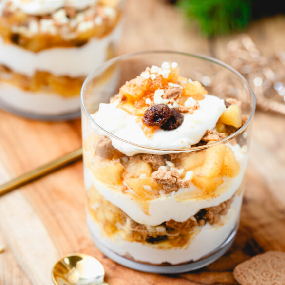 Bratapfel Tiramisu mit Mascarpone