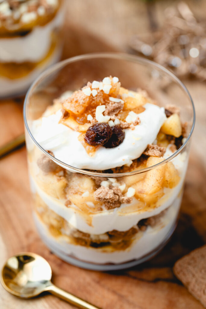 Bratapfel Tiramisu mit Mascarpone