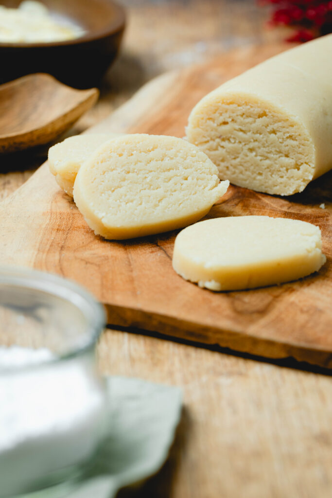 Marzipan selber machen Scheiben