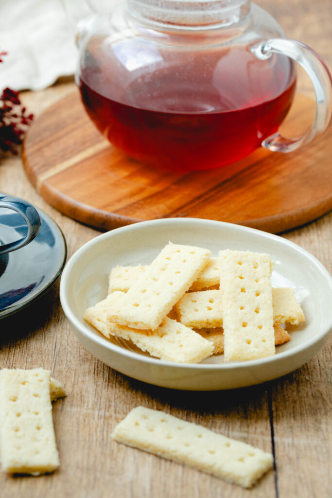 Shortbread mit Tee